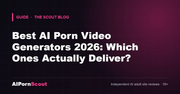 Best AI Porn Video Generators 2026: Which Ones Actually Deliver? — AIPornScout