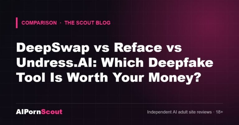 DeepSwap vs Reface vs Undress.AI: Which Deepfake Tool Is Worth Your Money? — AIPornScout