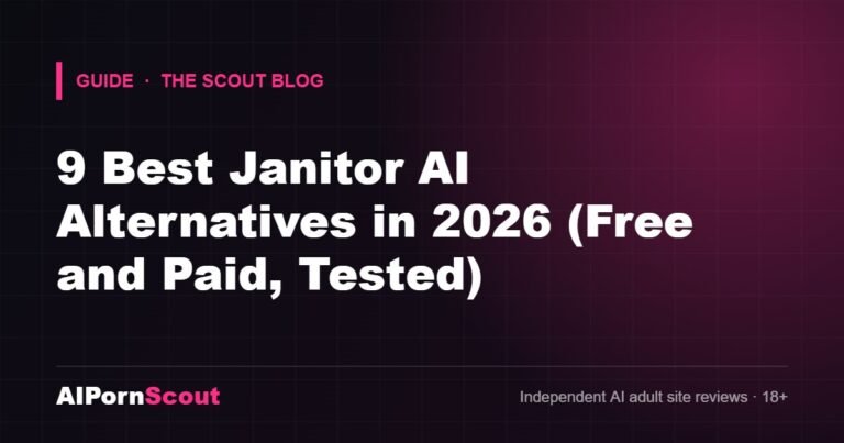 9 Best Janitor AI Alternatives in 2026 (Free and Paid, Tested) — AIPornScout