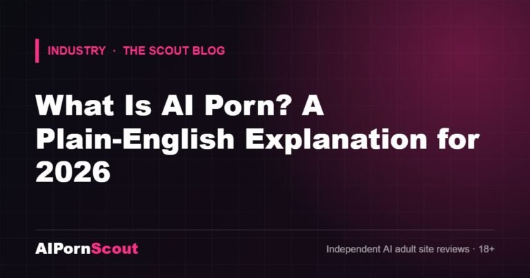 What Is AI Porn? A Plain-English Explanation for 2026 — AIPornScout